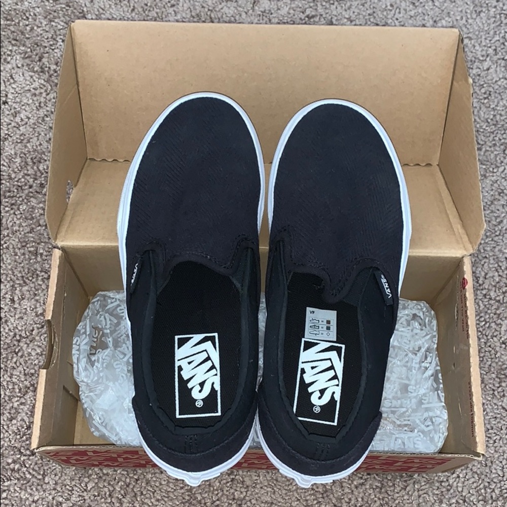 Herringbone Slip On Vans